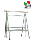 Coppia Cavalletti da Lavoro Telescopici 110-190 cm – Gambe Apribili - Portata max 250kg Coppia Cavalletti da Lavoro Telescopici 110-190 cm – Gambe Apribili - Portata max 250kg