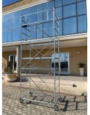 Trabattello M4 LUX base estraibile Altezza lavoro 5 metri