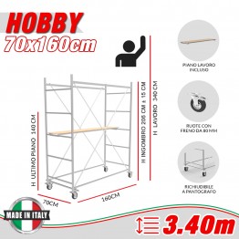 Trabattello HOBBY Altezza lavoro 3,40 metri