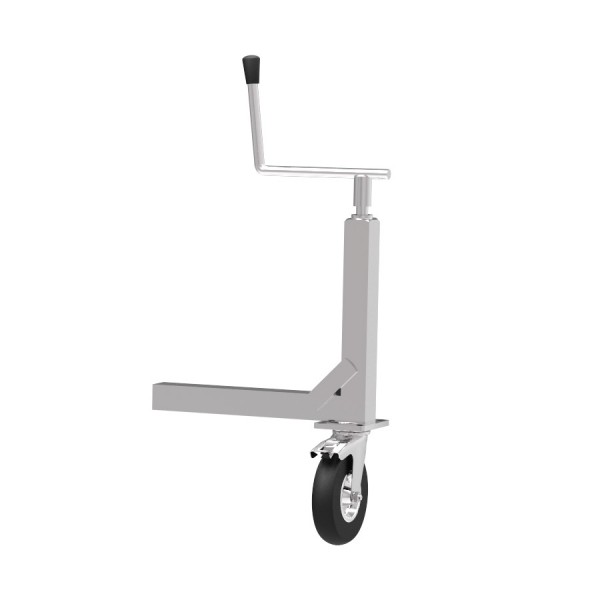 Livellatore professionale con ruota frenante per linea M5 e trabattelli TITANIUM PRO Livellatore professionale con ruota frenante per linea M5 e trabattelli TITANIUM PRO